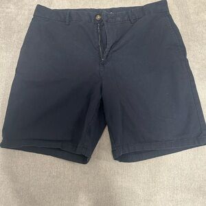 Old Navy Dark Blue Flat Front Shorts
